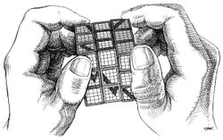 Cartoon Economic Rubik Cube