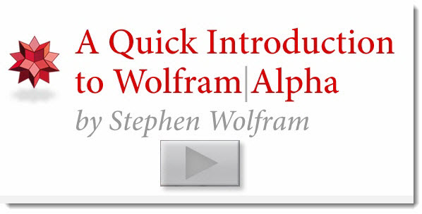 1006 Wolfram Alpha Demo Video